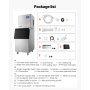 VEVOR Commercial Ice Maker Machine, 163 KG/24H Ice-Making Machine with 113 KG Large Storage Bin, Auto Self-Cleaning Ice Maker with Touchscreen for Bar Cafe Restaurant Business Commercial