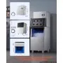 VEVOR Gewerbliche Eiswürfelmaschine 254 kg/Tag Eisproduktion Edelstahl, Eiswürfelbereiter, Touchscreen, Einstellbare Eisdicke, Selbstreinigung, 113 kg Fassender Behälter, 182 Stk. Eiswürfelformen