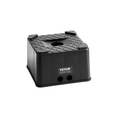 VEVOR Wagenheberblock für Anhänger (152,4 mm hoch Wagenheberblock) Nivellierblock mit 2722 kg Tragkraft, Wohnmobil-Hebeblock für Wohnwagen Anhängerstützblock aus PP (quadratisch)