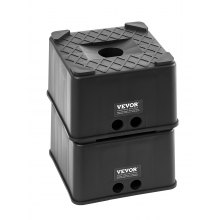 VEVOR 2 Stk. Nivellierblöcke für Wohnmobile Anhänger-Wagenheberblöcke 2722 kg belastbar (pro Block) als Wagenheberständer für Wohnmobile, Wohnmobilzubehör für Wohnwagen der 5. Radklasse A/C