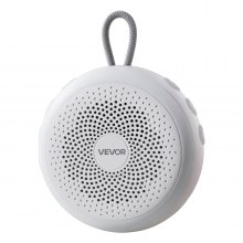 VEVOR Einschlafhilfe, White Noise Machine, 20 Musiktitel, 4-in-1-Soundmaschine mit weißem Rauschen, automatischem Abschalttimer, sanftem Ringlicht, Speicherfunktion & Kindersicherung, Rauschgerät
