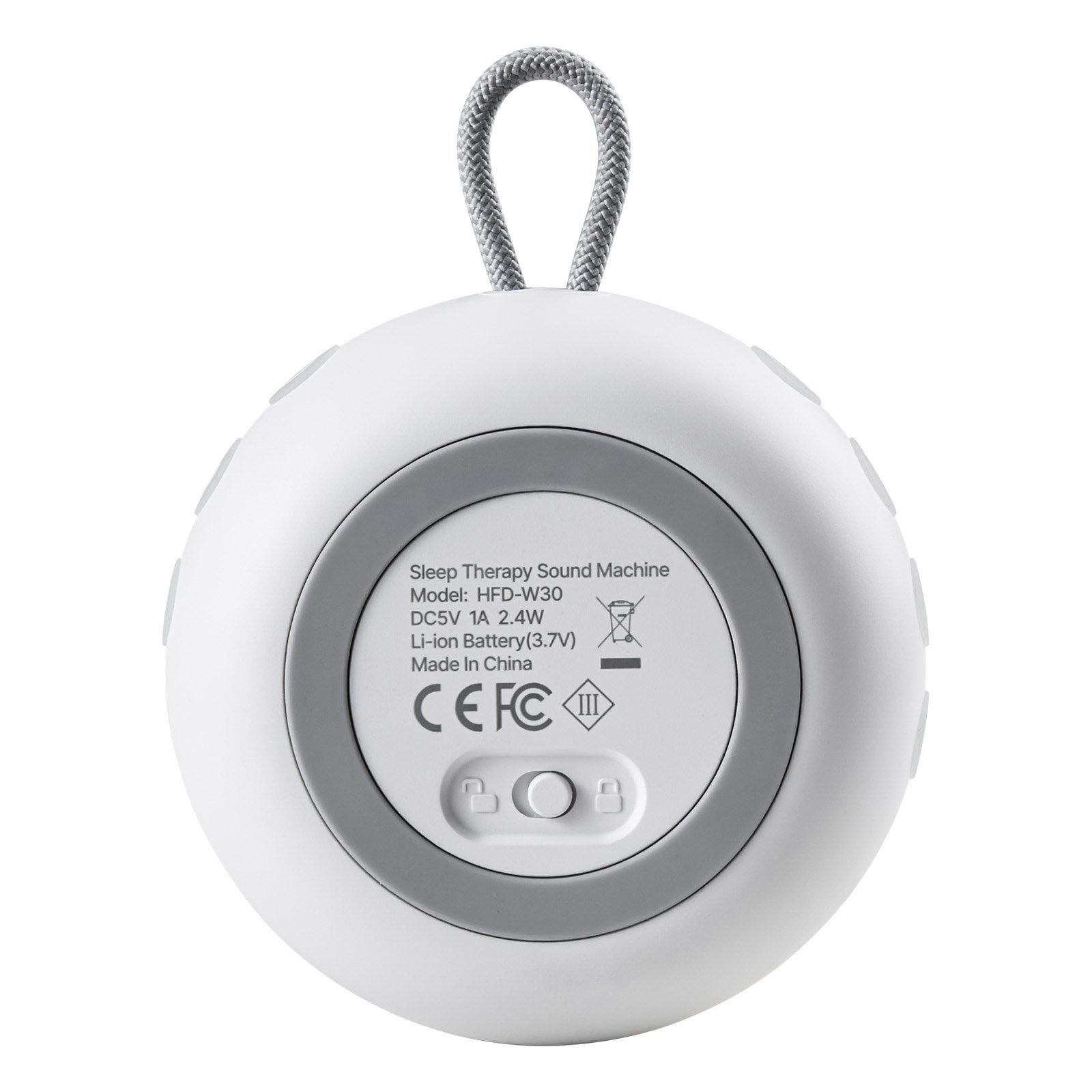 VEVOR Einschlafhilfe, White Noise Machine, 20 Musiktitel, 4-in-1-Soundmaschine mit weißem Rauschen, automatischem Abschalttimer, sanftem Ringlicht, Speicherfunktion & Kindersicherung, Rauschgerät