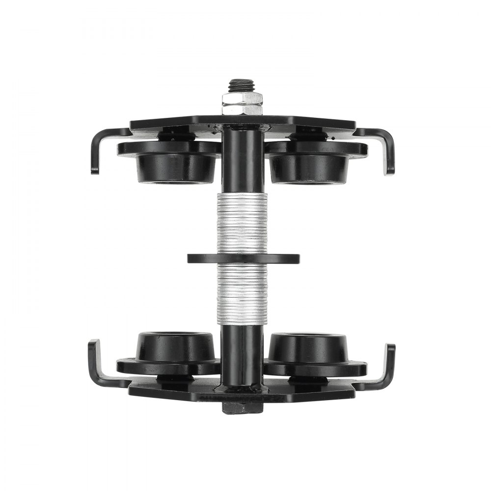 VEVOR Laufkatze 0,5Tonnen Tragfähigkeit Hallenkran 63,5-139,7mm Einstellbare Breite Kran 212x205x190mm Rollfahrwerk Doppelrad-Design Handfahrwerk für I- und H-Trägern Hallenkran Ladekran