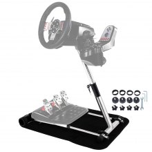 VEVOR Lenkradständer verstellbar G920 Racing Wheel Edelstahl-Radständer passend für Logitech G27 G25 G29 G920, Rad und Pedale nicht im Lieferumfang enthalten