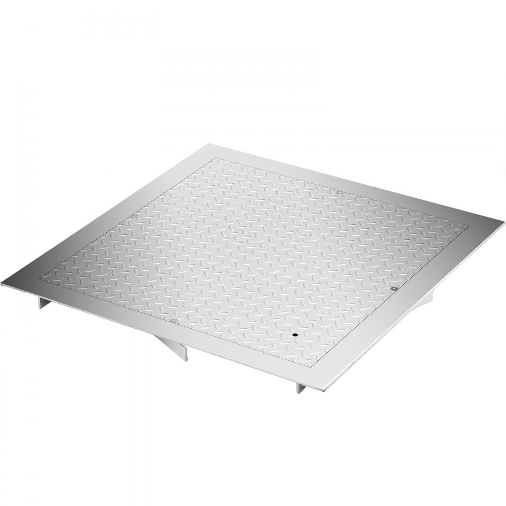 Vevor Schachtabdeckung Verzinkt Stahl 80 X 80 Cm Abflussabdeckungen Vertiefte
