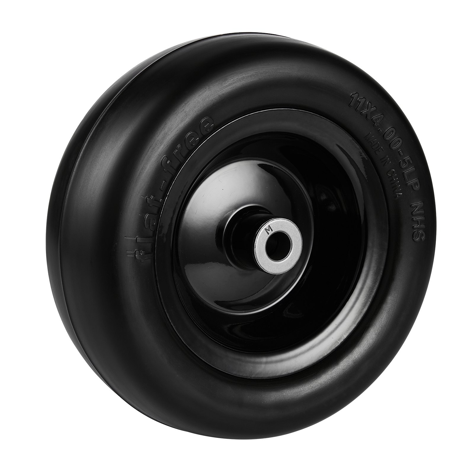 VEVOR Rasenmäherreifen mit Felge, 278  x 100-127 mm Schlauchlose Traktorreifen, 2er-Pack Reifen- und Radbaugruppe, Pannensicherer PU-Reifen, 3,4 Zoll Zentrierte Nabe, 3/4 Zoll Buchsengröße