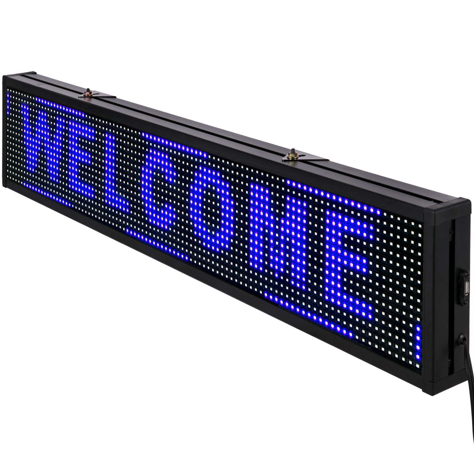 VEVOR LED-Laufschrift Lauftext Werbetafel 100x20cm WIFI Programmierbar Schild