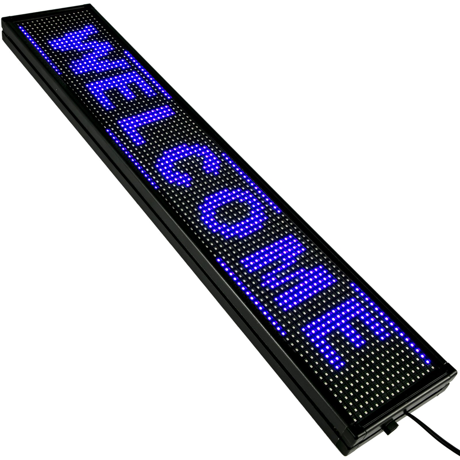 VEVOR LED-Laufschrift Lauftext Werbetafel 100x20cm WIFI Programmierbar Schild