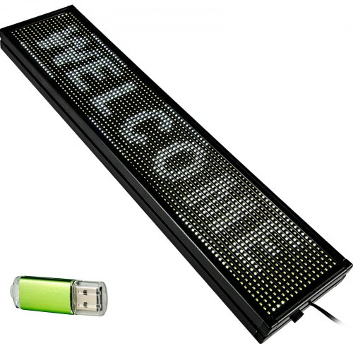 Led Open Leuchtschild Tattoo Leuchtreklame Weiß Werbung 101x20cm Verstellbar