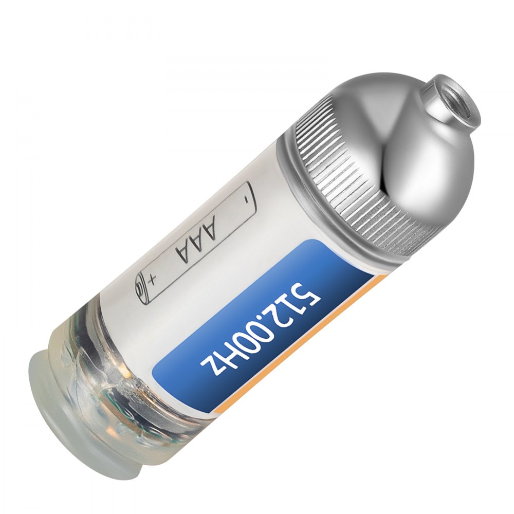 VEVOR 512HZ Sonde 8/5" und 1/4-20" Anschlüsse Starrer Abflussorter zum Auffinden und Erkennen kleiner Abwasserkanäle und Rohrleitungen, Silber