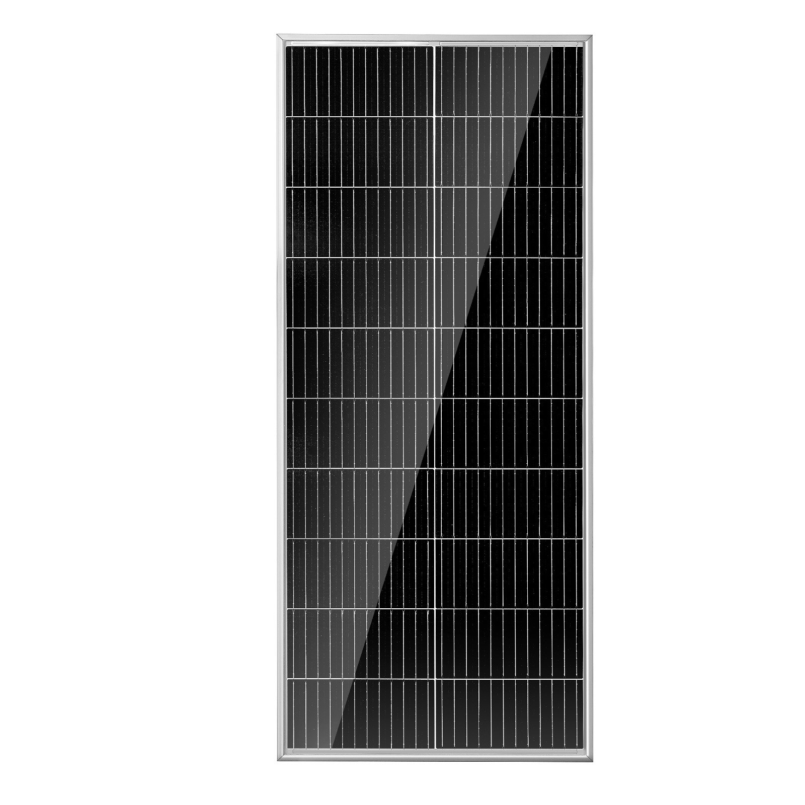 VEVOR 100W Solarpanel Kit 12V monokristallinen Solarmodul plus Laderegler 8,33A Solaranlage Umwandlungsrate von 23 % Kompatibel mit AGM-, GEL-, FLD-, LI-Batterien Ideal für Wohnmobile Yachten Zuhause