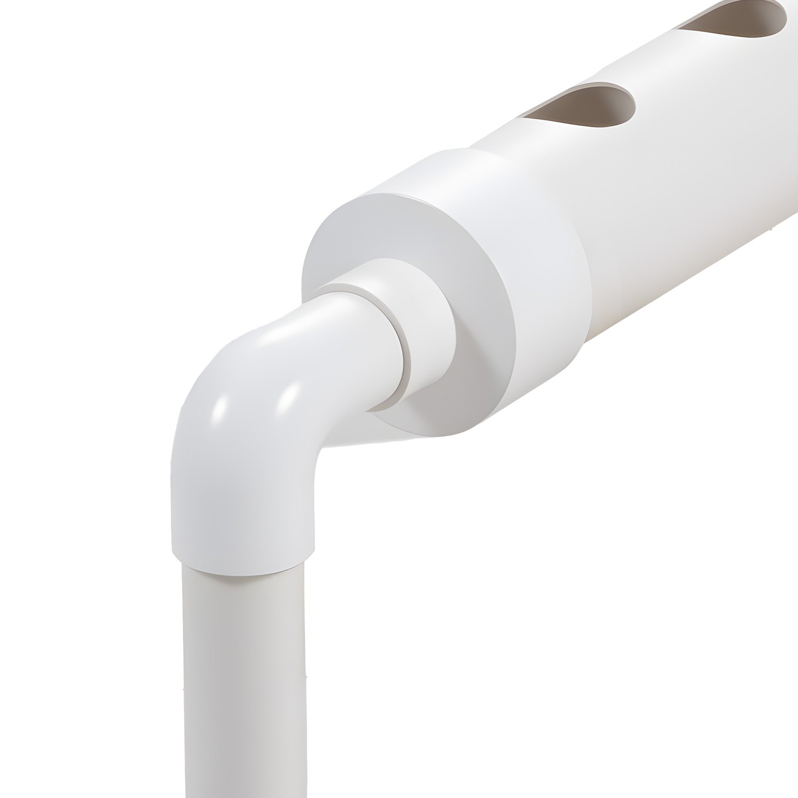 VEVOR  Hydroponisches Pflanzensystem, 3-Ebenen, 108 Steckplätze, UPVC-Rohr-Anbausystem mit Zeitschaltuhr, Hydroponik Turm, Anzucht Set, Hydroponic Grow Kit für Gemüse, Obst & Kräuter, Weiß