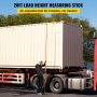 VEVOR-Ladehöhenmesslatte zum Messen der Höhe eines LKW-Containers.