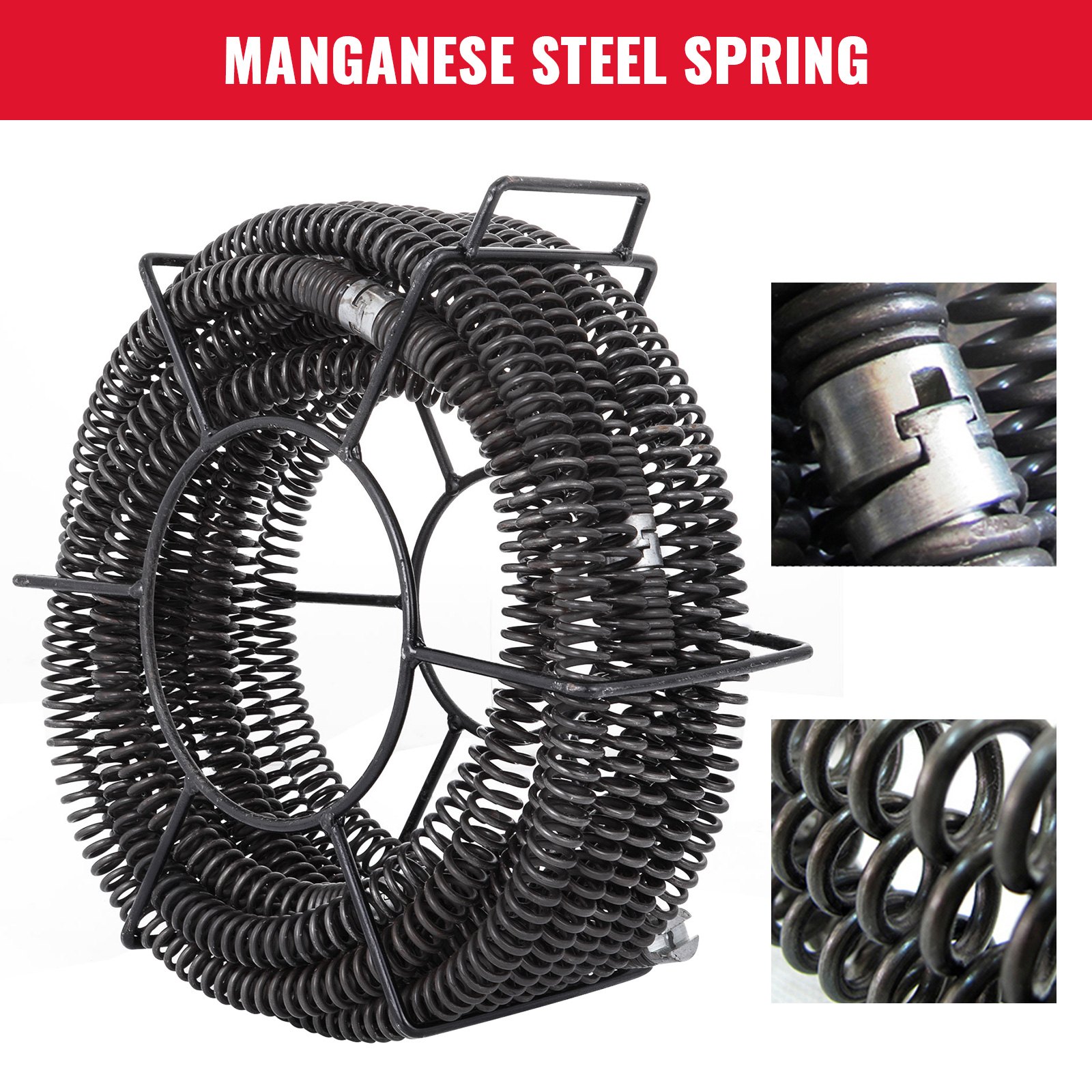 50-200mm Rohrreinigungsgerät 1100 Watt Rohrreinigungsmaschine 16mx30mm Spirale