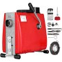 VEVOR Abflussreinigungsmaschine 250 W, Hochdruckreinigungsmaschine 400 U/min, Rohre Pipeline Baggermaschine, Rohre Mechanisch Reinigen, Rohre Verstopfungen, Mechanischen Reinigung der Ablaufschläuche
