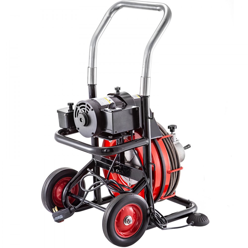 Rohrreinigungsmaschine 550w Rohrreinigungsgerät Spirale Rohrreiniger 30 M