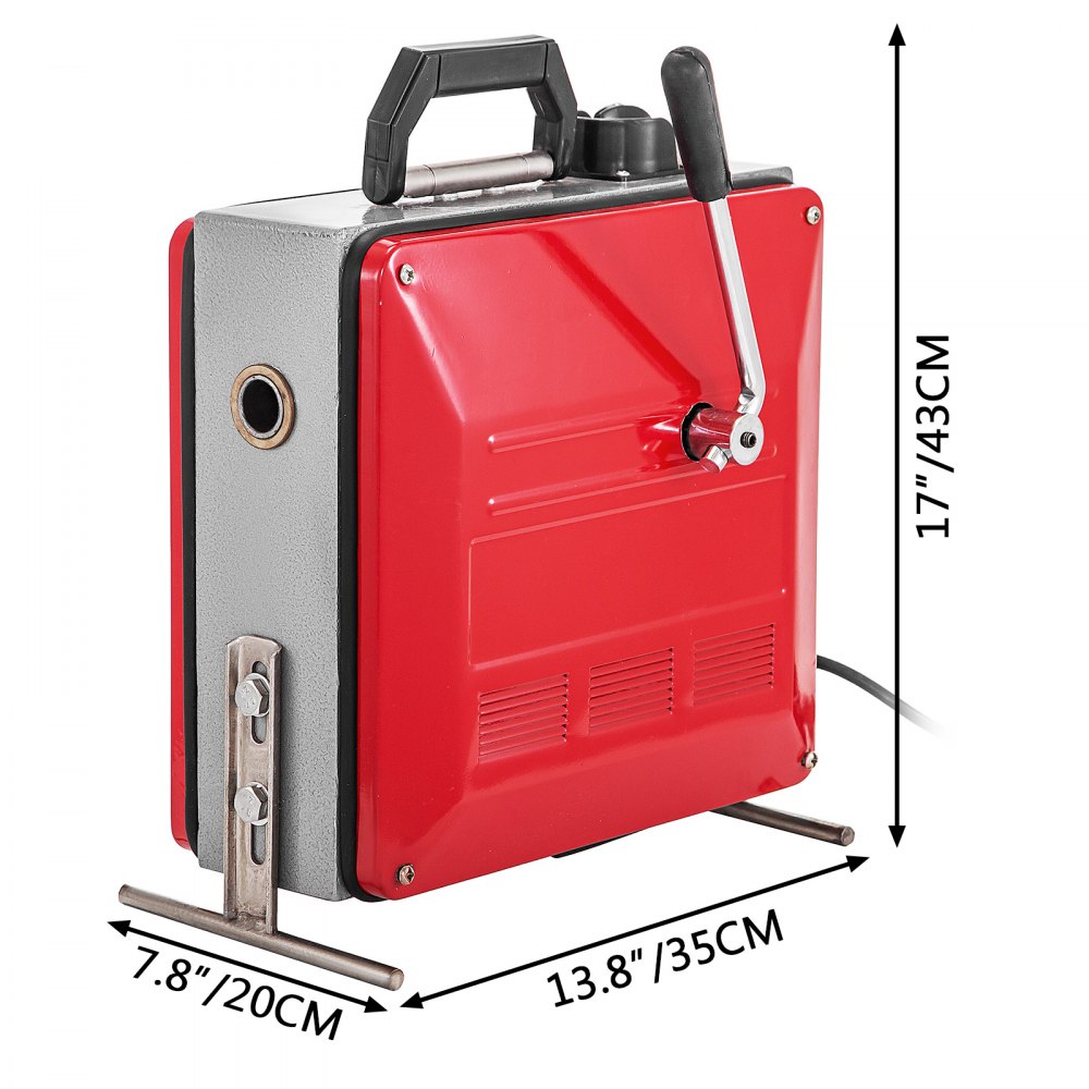 Rohrreinigungsgerät 690w Rohrreinigungsmaschine 20mx16mm 20mx22mm Spirale Set