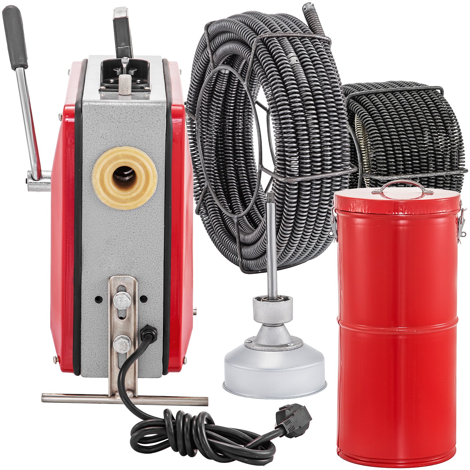 Rohrreinigungsgerät 690w Rohrreinigungsmaschine 20mx16mm 20mx22mm Spirale Set