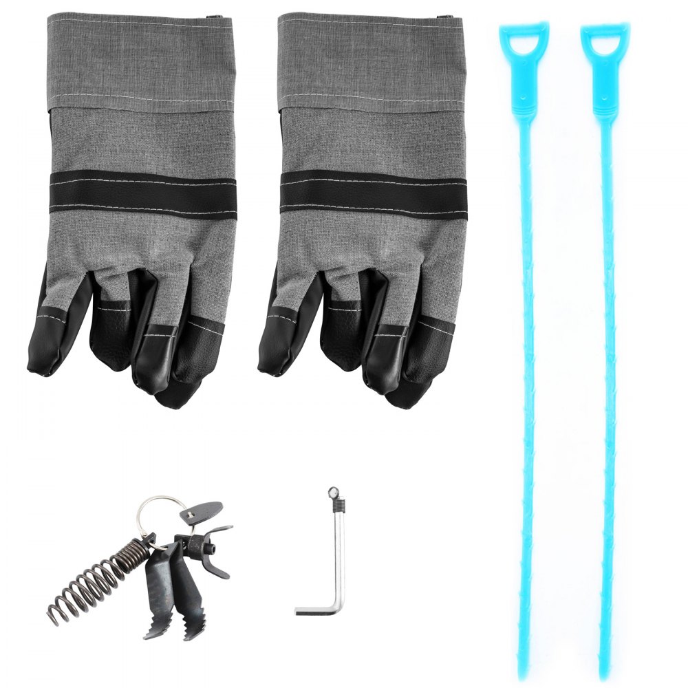 Vevor Rohrreinigungsgerät 15 M X 13 Mm Rohrreiniger Abflussreiniger- Maschine