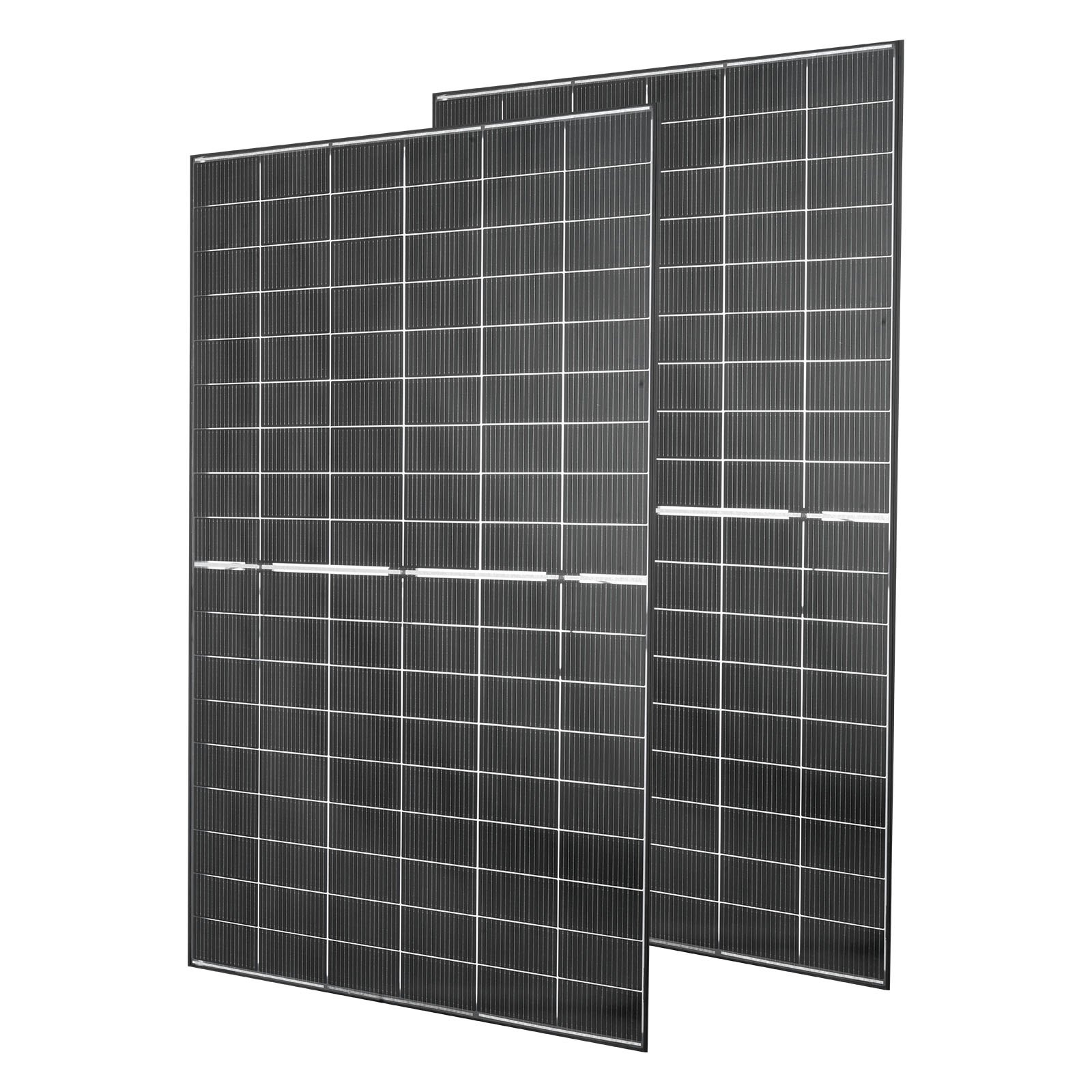 VEVOR Bifaziales Solarpanel 2 Stk. 400W, 16BB N-Typ Monokristallines PV-Modul 24% Wirkungsgrad, IP65 wasserdichtes Solarmodul mit MC4-Ausgang & Alu-Rahmen für Auto, Boot, RV, netzunabhängig