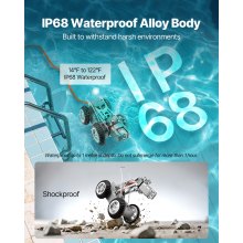 VEVOR Inspektionsroboter 120m Endoskop Front-/Rückkamera Touchscreen-Tablet