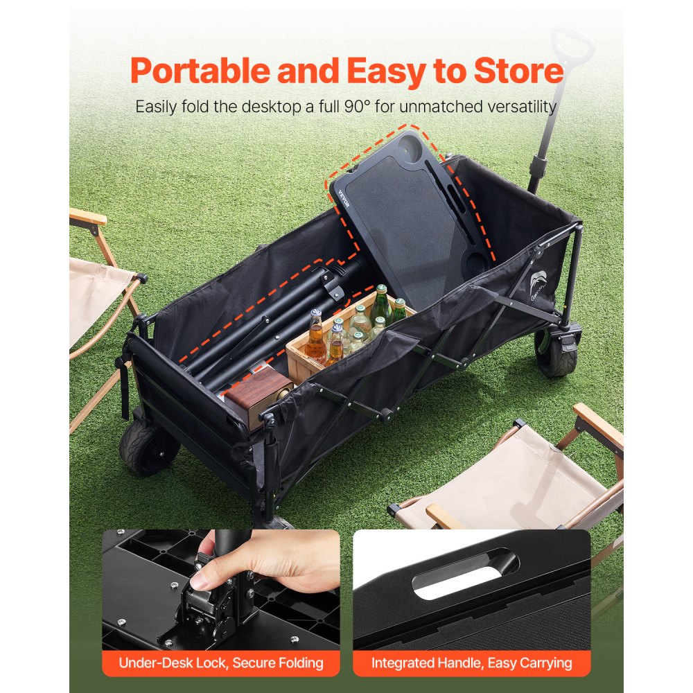 VEVOR Fahrradtisch stationärer faltbarer verstellbarer Fahrradtrainer- und Laufbandtisch mit Dreiecksstütze, rutschfester Fitnesstisch mit mehreren Steckplätzen für Fahrradtrainer und Lenker