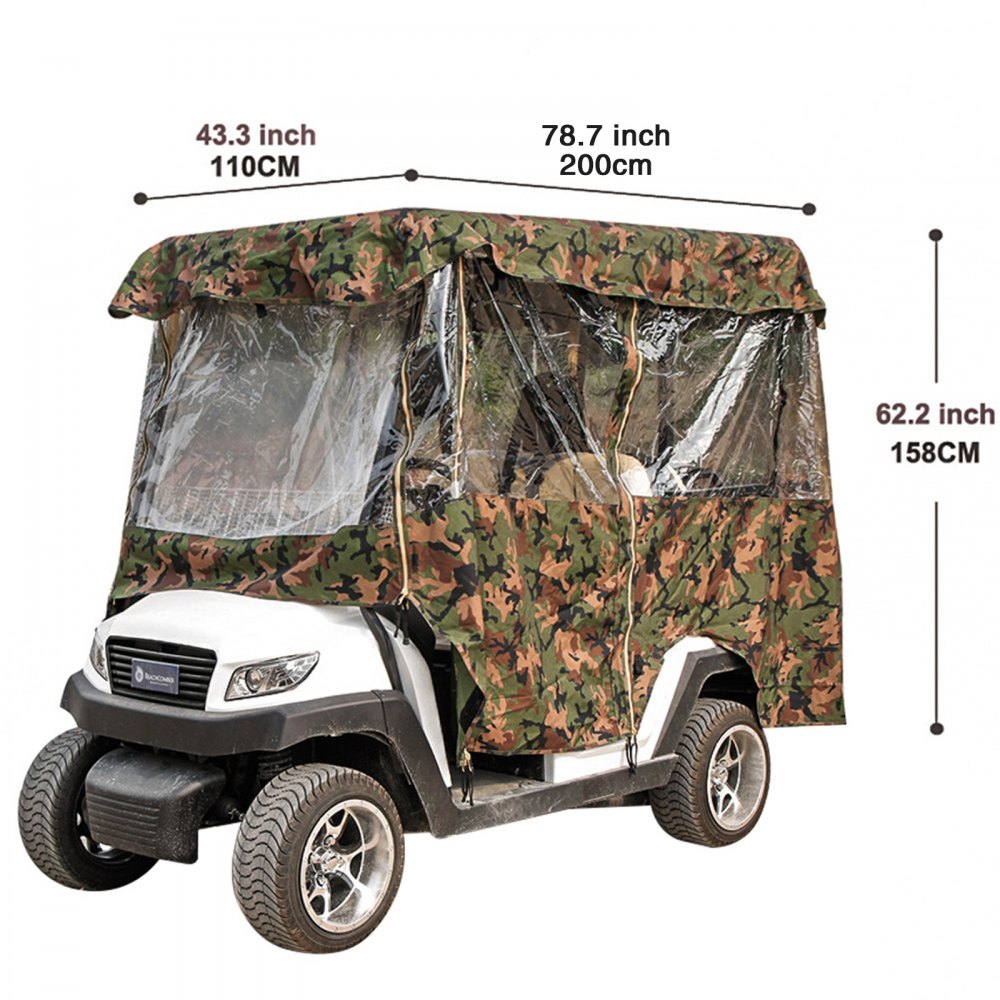 4 Passagiere Golfwagen Abdeckung Schutzhülle wasserdicht Abdeckplane