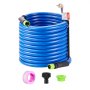 VEVOR 75ft Heated Water Hose for RV, Heated Drinking Water Hose Antifreeze to -45°F, Automatic Self-regulating, 5/8" I.D. with Quick-connect Fitting Set, Lead and BPA Free