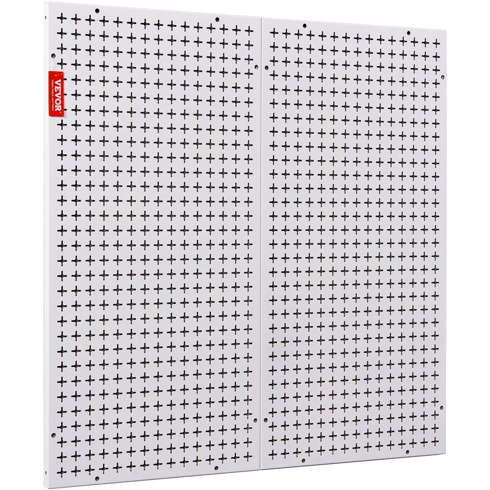 VEVOR Werkzeugwand 814 x 814mm Lochwand Werkstatt 150 kg Tragfähigkeit Werkzeughalter Kaltgewalzter Stahl verzinkte Oberfläche Werkzeug Wandregal 1/4" Lochdurchmesser Pegboard Werkstatteinrichtung
