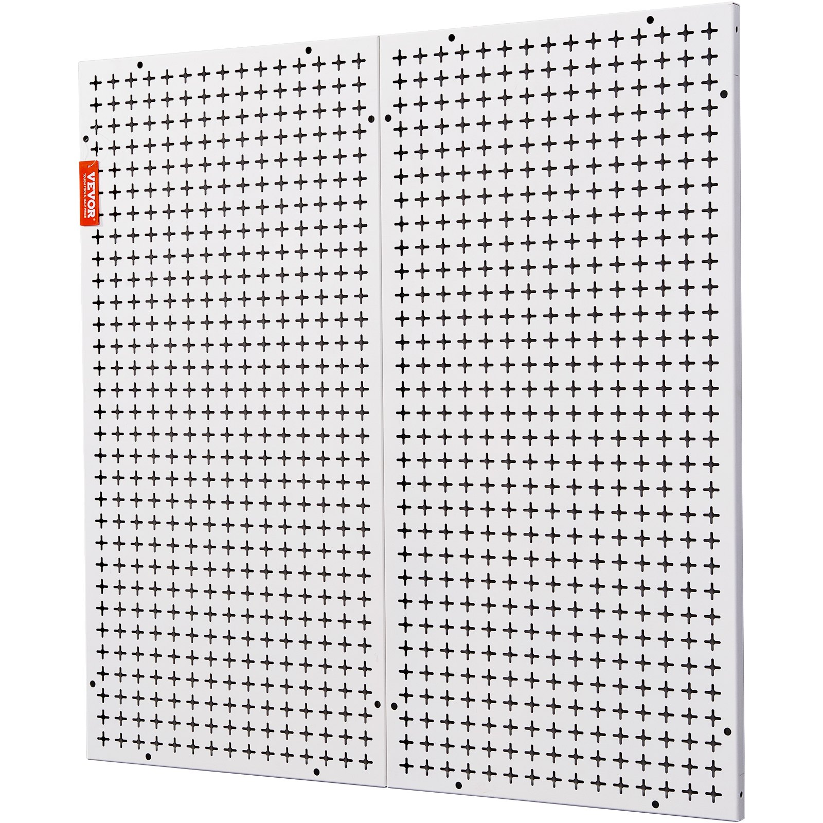 VEVOR Werkzeugwand 814 x 814mm Lochwand Werkstatt 150 kg Tragfähigkeit Werkzeughalter Kaltgewalzter Stahl verzinkte Oberfläche Werkzeug Wandregal 1/4" Lochdurchmesser Pegboard Werkstatteinrichtung
