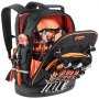 VEVOR Werkzeugrucksack, 64 Taschen, Werkzeug-Aufbewahrungs-Organizer, Backpack mit Laptopfach & geformtem Boden, Baustellenrucksack für Elektriker, Reparaturarbeiter & Heizungstechniker