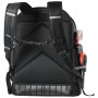 VEVOR Werkzeugrucksack, 64 Taschen, Werkzeug-Aufbewahrungs-Organizer, Backpack mit Laptopfach & geformtem Boden, Baustellenrucksack für Elektriker, Reparaturarbeiter & Heizungstechniker