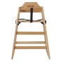 VEVOR Wooden High Chair for Babies & Toddlers, Double Solid Wood Feeding Chair, 505 x 495 x 745 mm Portable High Chair Baby High Chair, Baby Seat Feeding Chair for Kitchen, Living Room, Children's Room