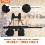 VEVOR Werkzeuggürtel 1680D Polyester mit 29 Taschen Forstgürtel 736,6–1371,6mm Taillenumfang 50,8mm Gürtelbreite Werkzeugtasche Gürtel für Handwerker Baumeister Elektriker Tischler