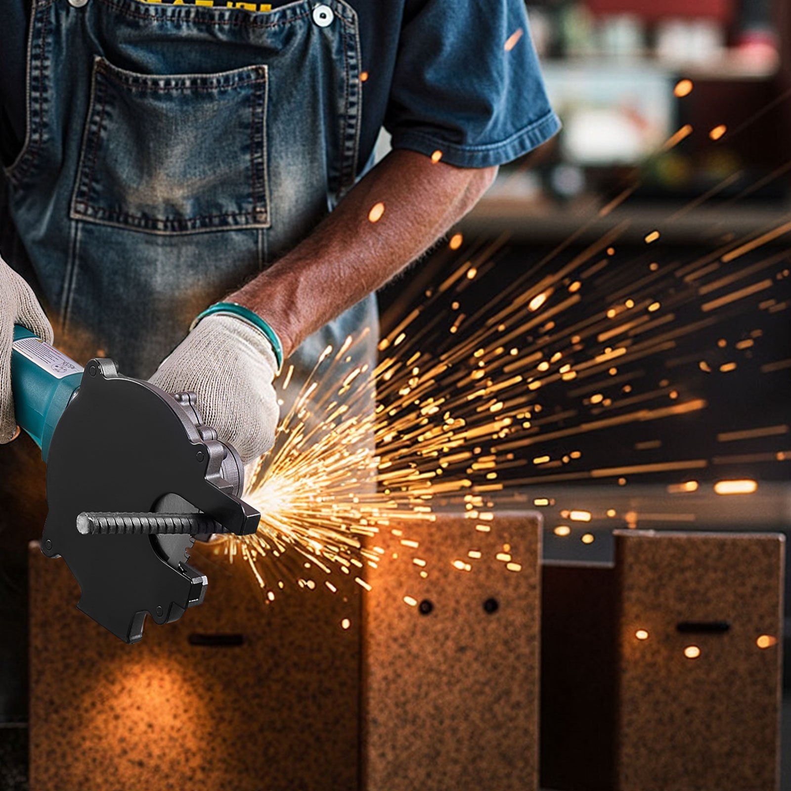 VEVOR Bewehrungsschneider-Klingen, Ersatz für elektrischen Bolzenschneider, 36 Zähne, hochharte, wärmebehandelte Stahl-Cermet-Klinge, für Aluminium- und Kupferrohre, Aufnahme 34 mm