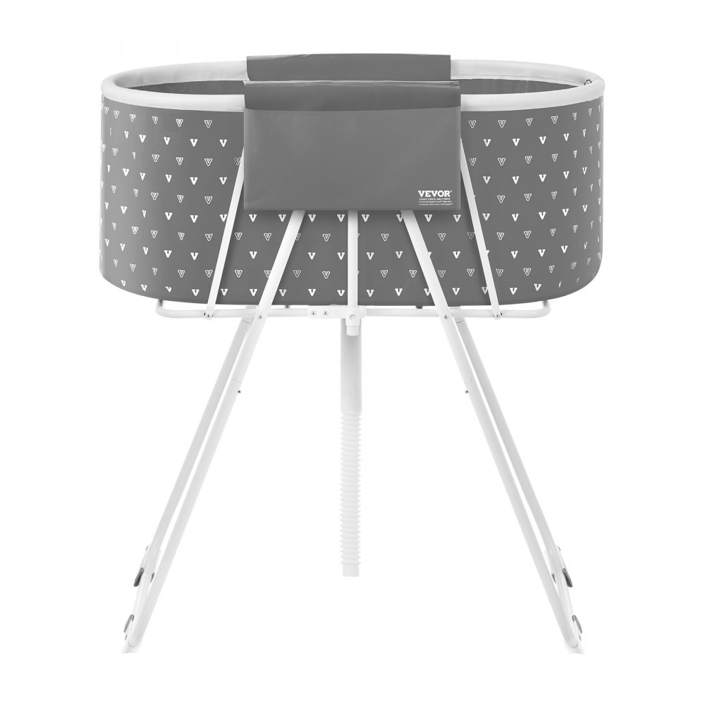 VEVOR Portable Dog Bathtub, Elevated and Collapsible, Pet Bathtub with Efficient Drainage, Bathtub for Washing and Grooming Small and Medium Dogs and Cats, Gray