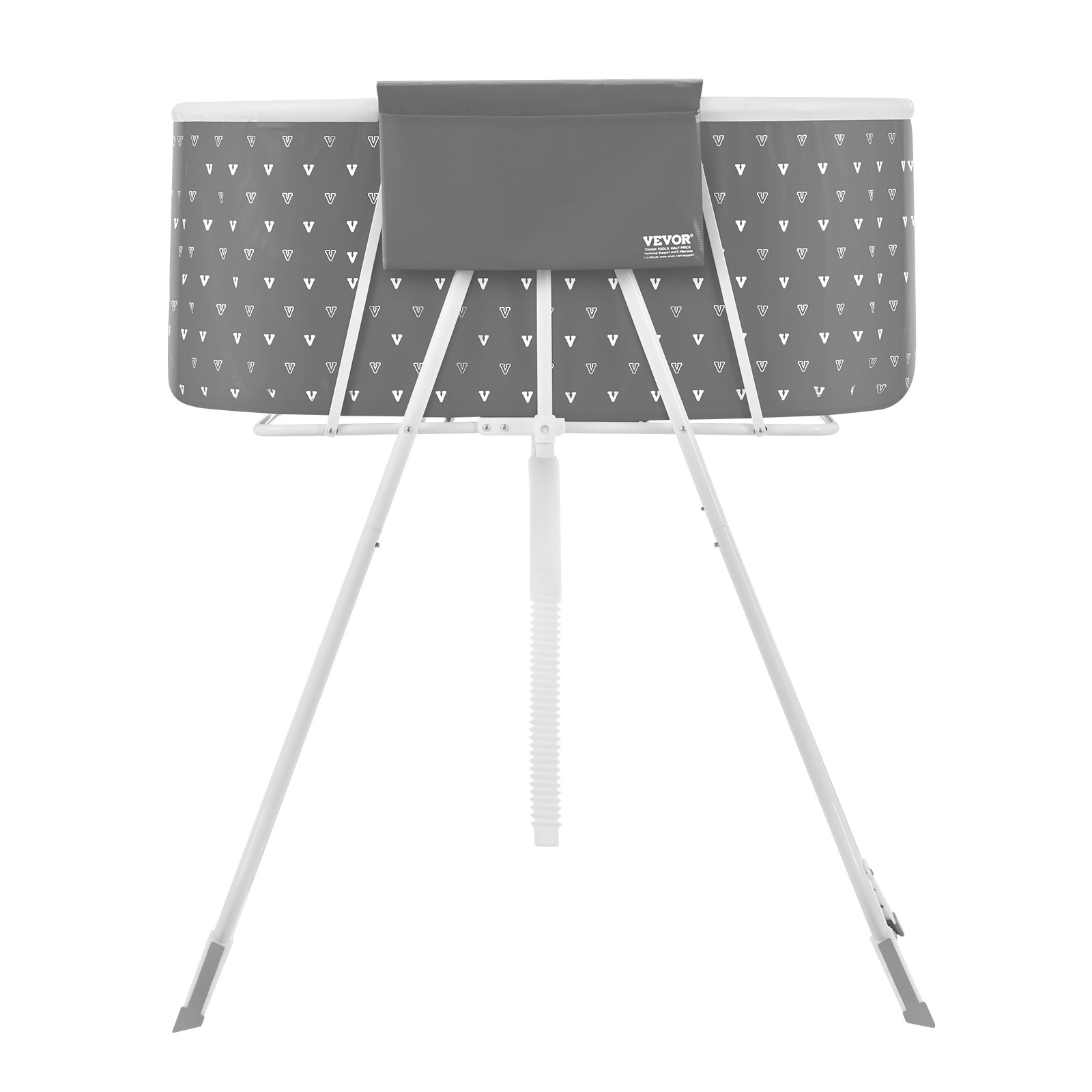 VEVOR Portable Dog Bathtub, Elevated and Collapsible, Pet Bathtub with Efficient Drainage, Bathtub for Washing and Grooming Small and Medium Dogs and Cats, Gray