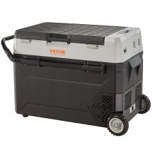 VEVOR 38 L Kühlbox 12 / 24 V Tragbarer Kühlschrank, Elektrische Gefrierbox Klein Gefrierschrank -20 ~ 10 ℃, Elektrische Kompressor Kühlbox 820 x 470 x 440 mm für Auto, Camping, Lkw, Boot usw.