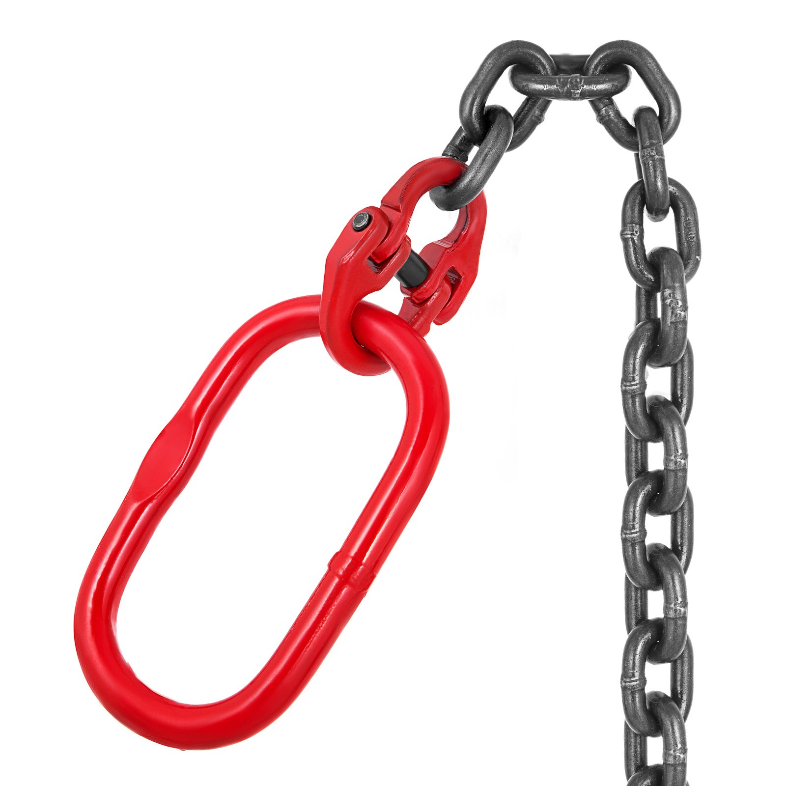 10mm X3m Anschlagkette Kettengehänge Bergbau Bruchlast 29760lb Einlänghaken