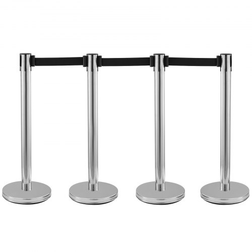 Absperrung Abgrenzungsständer Bahnhöfen Seil Einkaufszentrum Schwarz Gurt