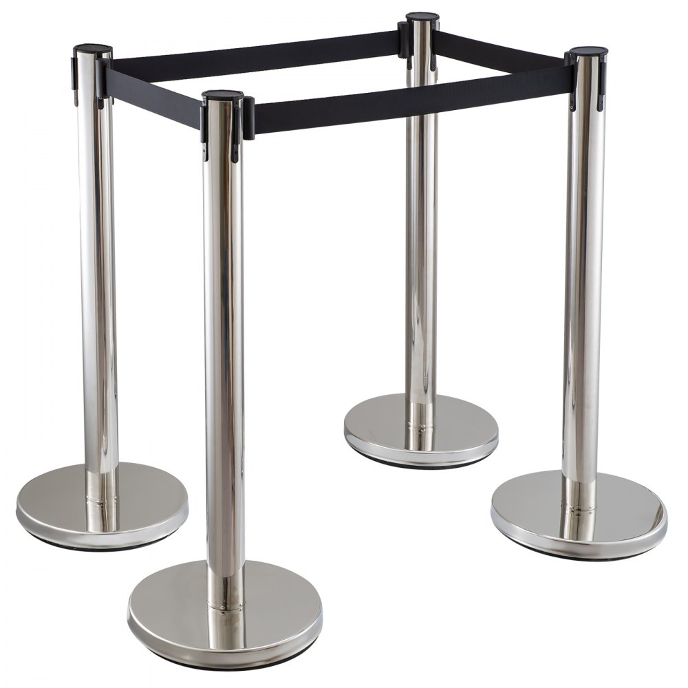 Absperrung Abgrenzungsständer Bahnhöfen Seil Einkaufszentrum Schwarz Gurt