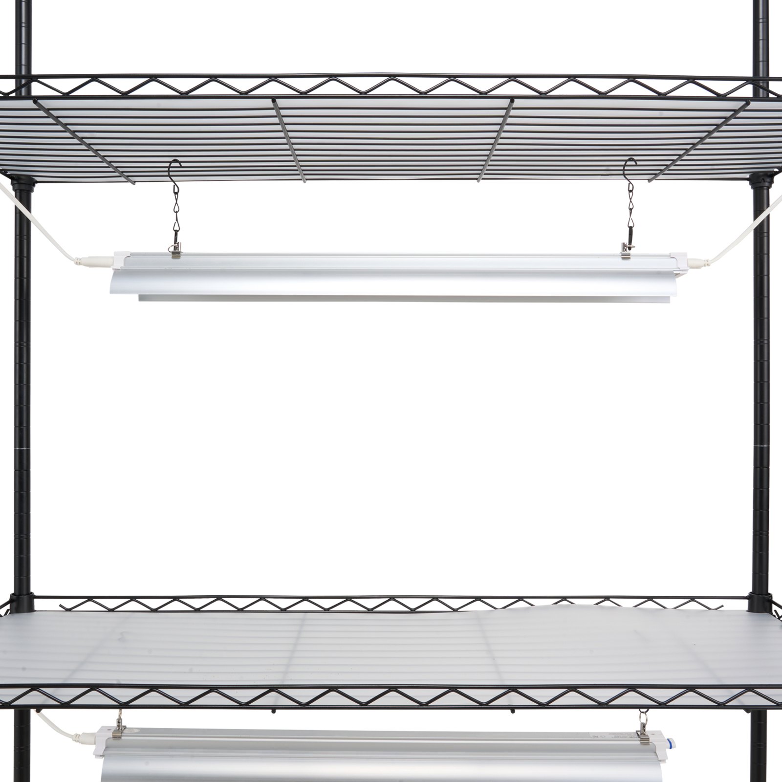 VEVOR Pflanzenständer mit Wachstumslicht, 4 Ebenen, 90 W, Wachstumslichtregal im Innenbereich, Vollspektrumleuchten, verstellbares Pflanzenregal, Wachstumsregal für Gartenpflanzen, 90 x 35 x 150 cm