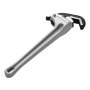 VEVOR Rohrzange, 18 Zoll gerade Aluminium-Rohrzange, automatische Backeneinstellung, verstellbarer Sanitärschlüssel, leicht zu tragen, ergonomischer Griff, aufhängbares Design, für Wasserleitungen, Autoreparaturen