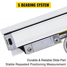 VEVOR 10 Zoll Linearmaßstab 3,7 kg Linearwaage Set 250 mm*1000 mm Lineare Skala 3 m Lineare Elektronische Waage Elektronische Waage