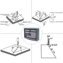 Vevor Linearskala 2 Achsen Anzeige Für Fräsen Drehmaschine Linear Scale Dro