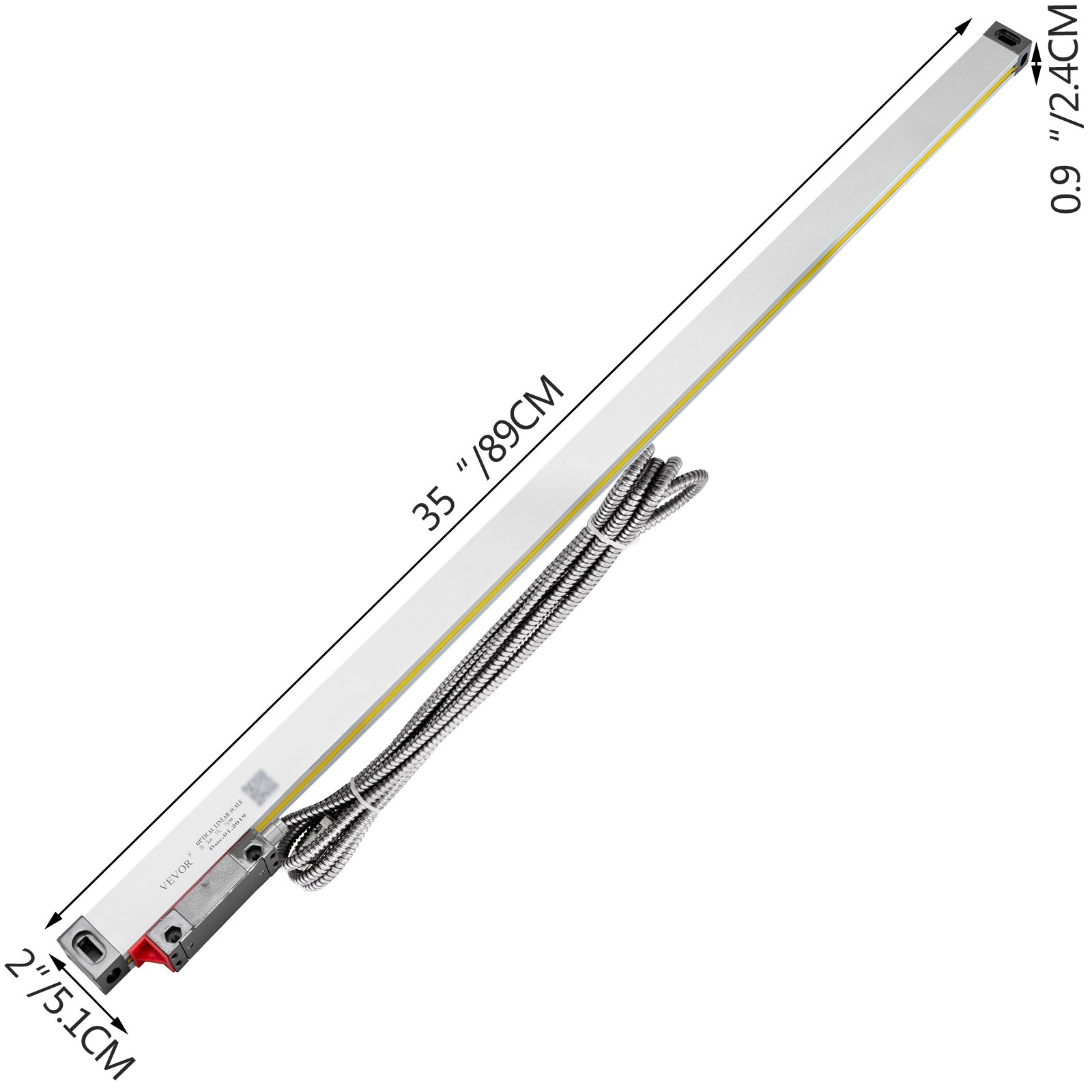 1 pcs 750MM High Accuracy Lathe Linear Scale for Milling Machine with Accessories