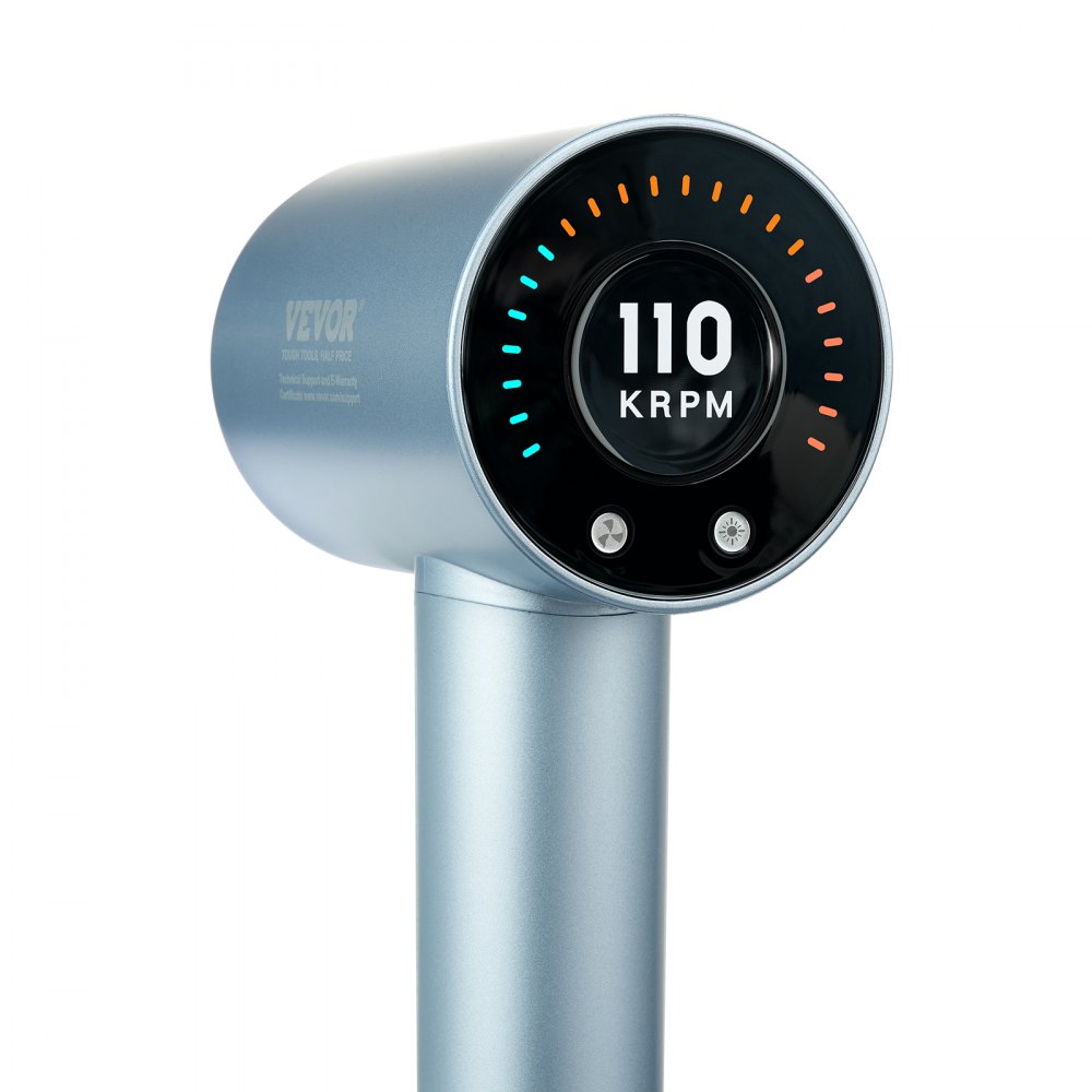 VEVOR Hair Dryer 1500-1800 W Hair Dryer 105,000 rpm Hair Dryer 20.0 m/s Wind Speed Dryer 75.0 dB Noise Level Hair Dryer with 4 Heat Settings and 3 Wind Speeds