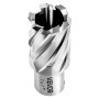 VEVOR HSS-Kernbohrer Weldon-Schaft 4-tlg. Magnetbohrer 25,4 mm Schnittdurchmesser, 2 Bohrer mit 2 Zentrierstiften, 25,4 mm Schnitttiefe, 2 Kunststoffboxen, für Magnetbohrmaschinen, Stahl, Aluminium