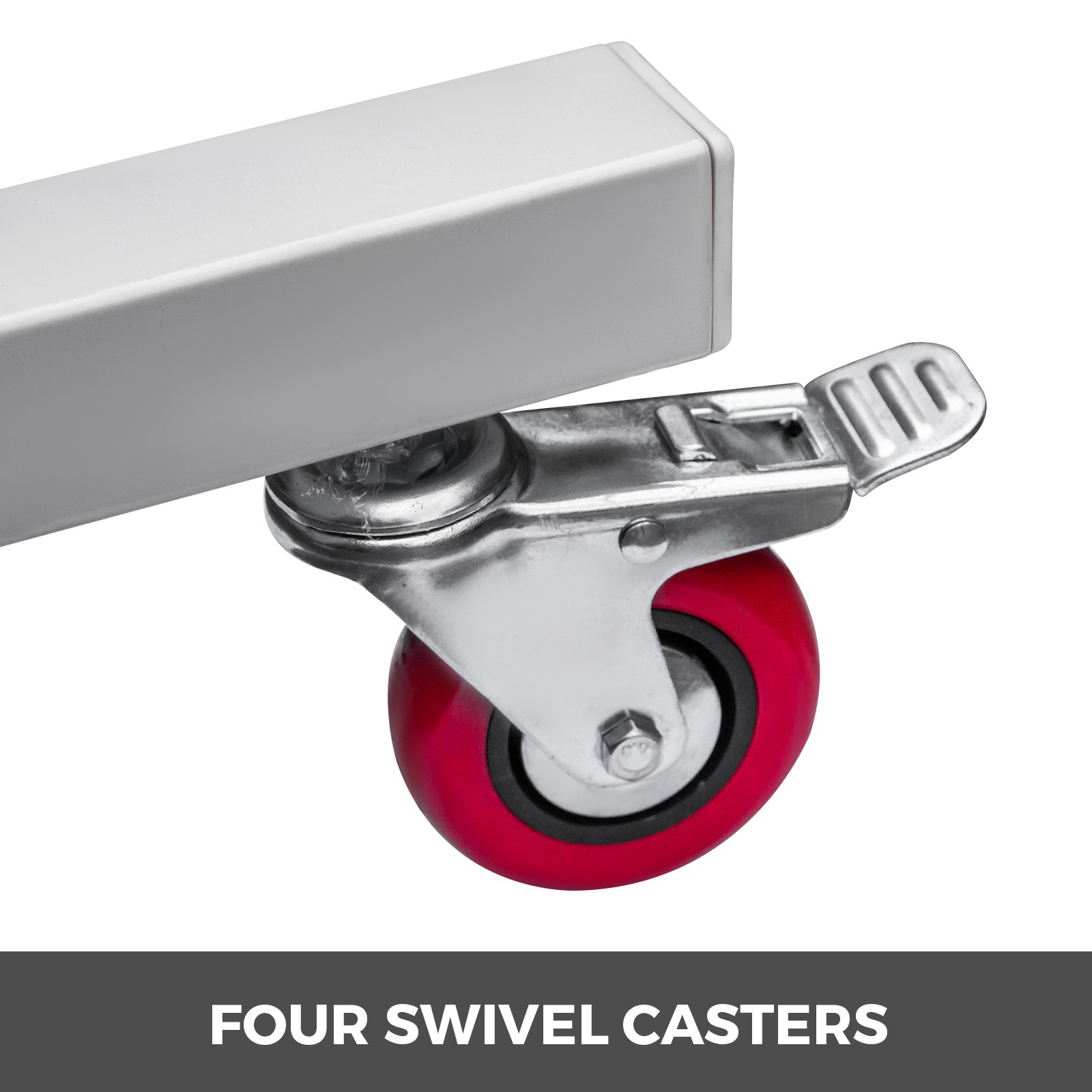 Klappstuhlwagen Sackkarre Klappbar 42 Stühle Regalwagen Rollwagen Weiß