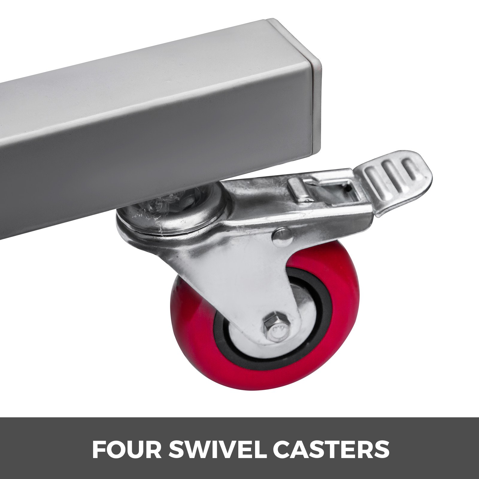 Klappstuhlwagen Sackkarre Klappbar 42 Stühle Regalwagen Rollwagen Silbergrau